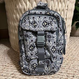 NWT Vera Bradley Plaza Tile Utility Sling Backpack